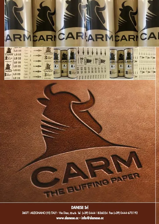 磨革机备件:CARM 磨料与胶套